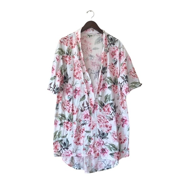 Show Me Your Mumu Garden of Blooms Floral Bridal Robe One Size OS - Picture 5 of 10